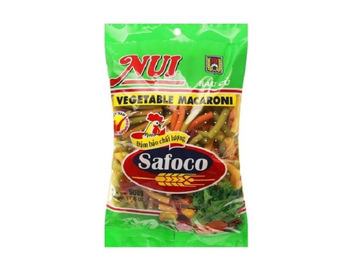 Nui Ống Nhỏ Rau Củ 500g Safoco ảnh 0