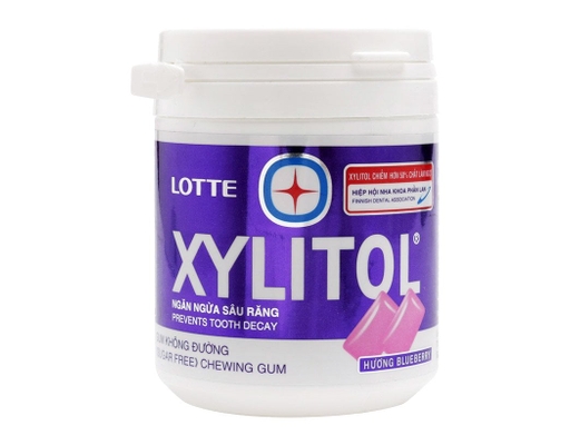 Kẹo Gum Xylitol Blueberry Mint 130.5g Lotte ảnh 0
