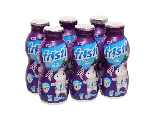 Lốc 6 Hộp Sữa Chua Uống Hương Nho 80ml Fristi ảnh 0