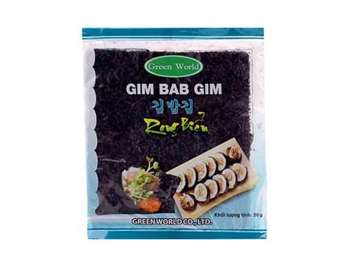 Rong Biển Cuộn Cơm Gim Bab Gim 20g Green World ảnh 0