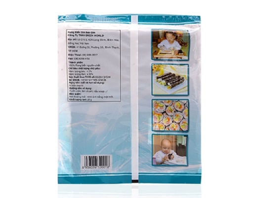 Rong Biển Cuộn Cơm Gim Bab Gim 20g Green World ảnh 1
