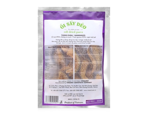 Ổi Sấy Dẻo 100g Vinamit ảnh 1