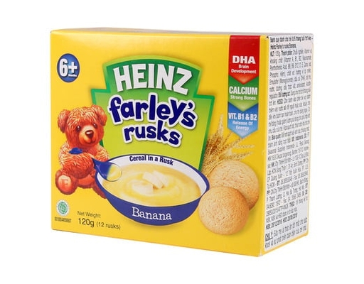 Bánh Quy Trẻ Em Farley Vị Chuối 120g Heinz ảnh 1