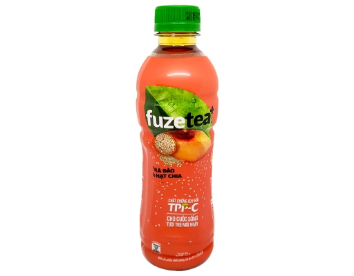 Trà Đào Và Hạt Chia 450ml Fuze Tea ảnh 0