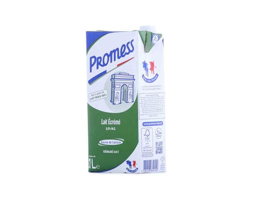Sữa Tươi Tiệt Trùng Promess Không Béo Hộp 1L Promess ảnh 1