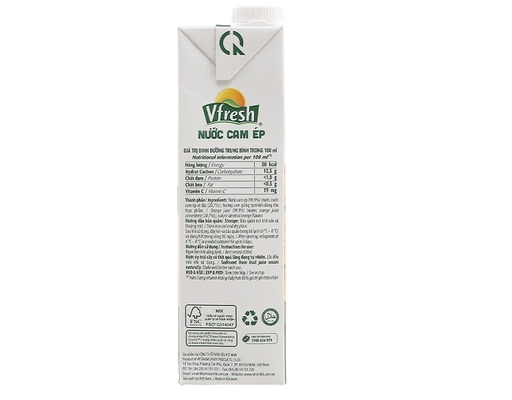 Nước Cam 1L V-Fresh ảnh 2