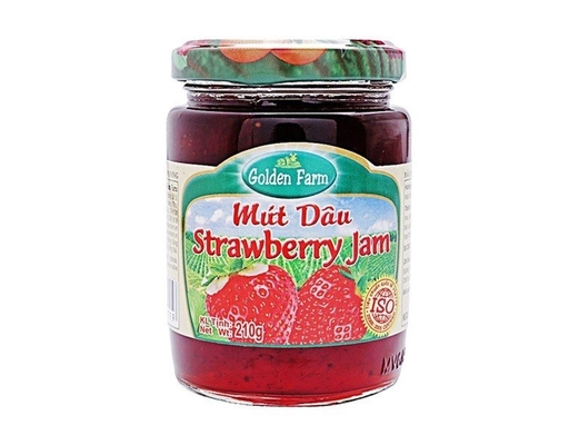 Mứt Dâu Strawberry Jam 210g Golden Farm ảnh 0