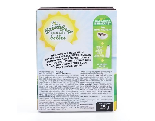 Bánh Ăn Sáng Koko Krunch 25g Nestlé ảnh 1