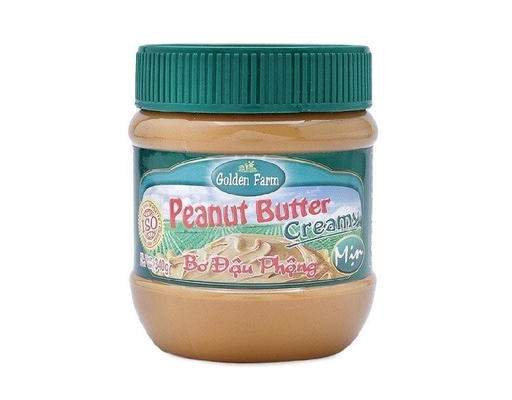 Bơ Đậu Phộng Mịn Peanut Butter Creamy 340g Golden Farm ảnh 0