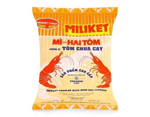 Mì Kraft Chua Cay Cao Cấp 75g Miliket ảnh 0