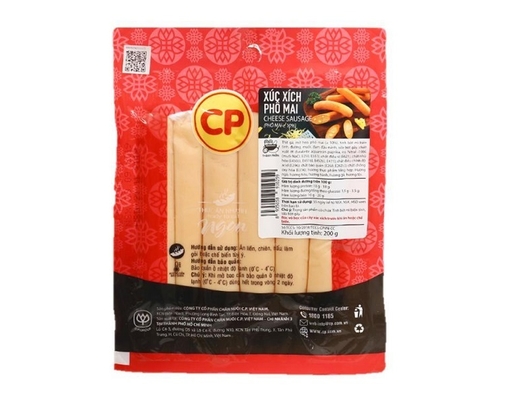Xúc Xích Phô Mai 200g CP Food ảnh 0