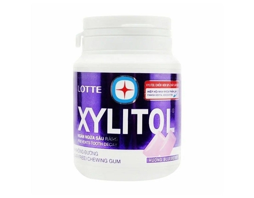 Kẹo Cao Su Xylitol Blueberry 58g Lotte ảnh 0
