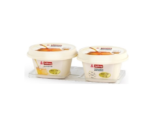 Lốc 2 Bánh Flan Caramen Cao Cấp 2 x 80g Ánh Hồng ảnh 0