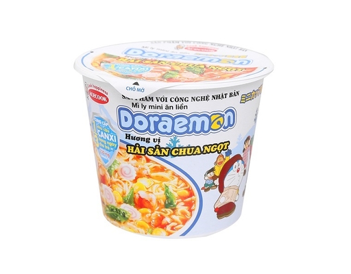 Mì Ly Mini Doraemon Vị Hải Sản Chua Ngọt Acecook 53G ACECOOK ảnh 0