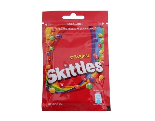 Kẹo Vị Nguyên Bản Túi Zipper 45g Skittles ảnh 0