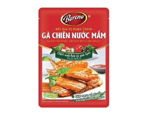 Xốt Gia Vị Hoàn Chỉnh Gà Chiên Nước Mắm 80g Barona ảnh 0