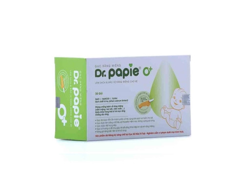 Gạc Răng Miệng Cho Bé 30 Miếng Dr.Papie ảnh 1