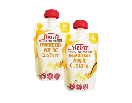 Hỗn Hợp Nghiền Vanilla Custard 6M+ 120g Heinz ảnh 2