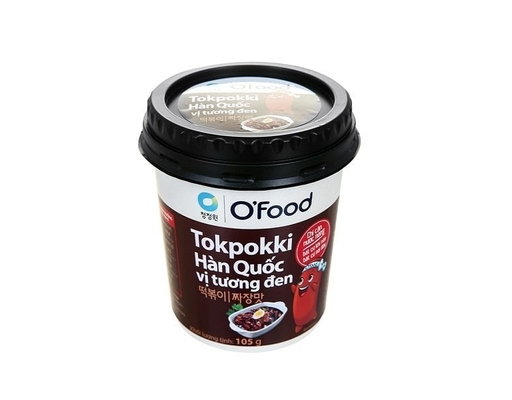 Bánh Gạo Ly Tokpokki Vị Tương Đen 105g O'food ảnh 0