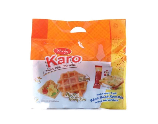 Bánh Tươi Chà Bông Phô Mai Hoàng Kim 156g Karo ảnh 1