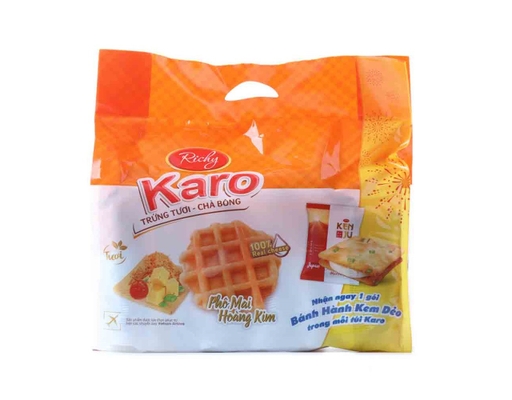 Bánh Tươi Chà Bông Phô Mai Hoàng Kim 156g Karo ảnh 2
