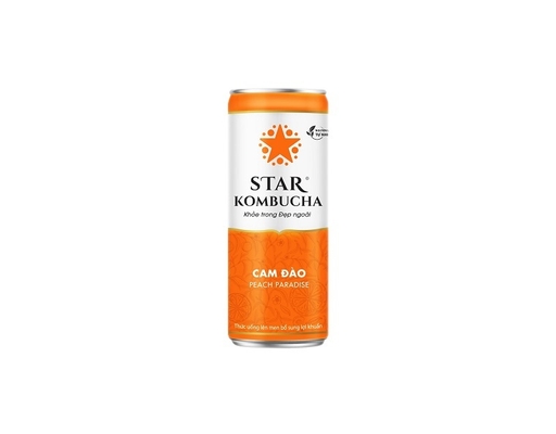 Thức Uống Lên Men Vị Cam Đào 250ml Star Kombucha ảnh 0