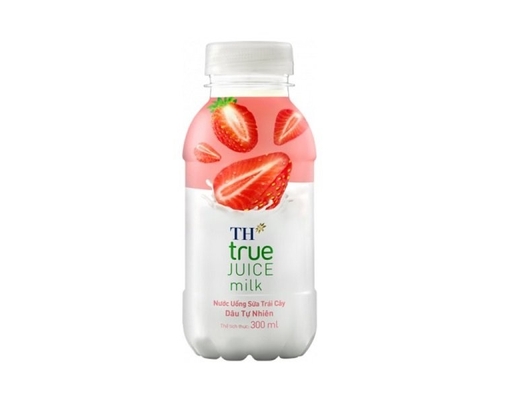 Nước Trái Cây Sữa Dâu 300ml TH True Milk ảnh 0