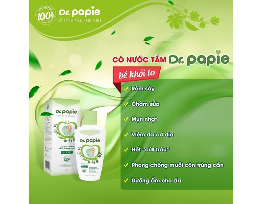 Nước Tắm Gội Thảo Dược 230ml Dr.Papie ảnh 1