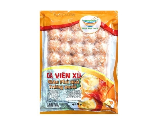Gà Viên Xù Nhân Phô Mai Trứng Muối 450g Hoàn Hảo Food ảnh 0