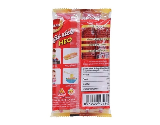 Xúc Xích Heo Tiệt Trùng - 4 x 40g Vissan ảnh 1