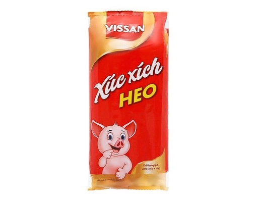Xúc Xích Tiệt Trùng Heo - 4 x 70g Vissan ảnh 0