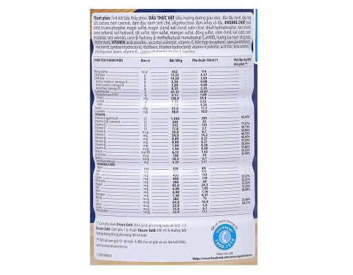 Sữa Bột Hương Lúa Mạch 800g Ensure ảnh 3