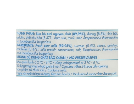 Sữa Chua Ăn Có Đường 500g Dalatmilk ảnh 1
