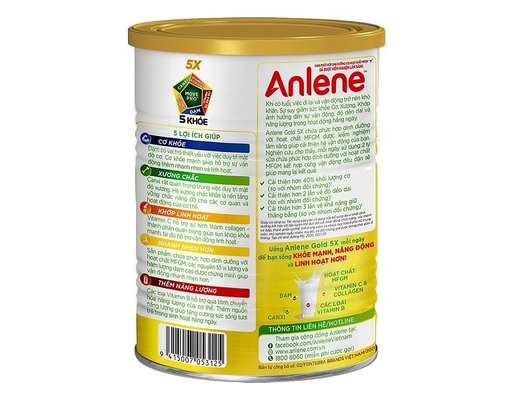 Thực Phẩm Bổ Sung Anlene Gold Hương Vani 400g Anlene ảnh 2