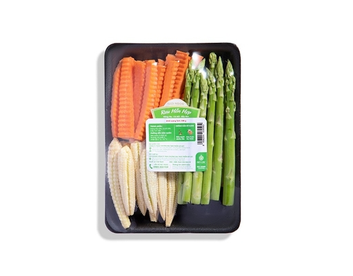 Combo Măng Tây, Cà Rốt, Bắp Non 300g An Lạc ảnh 0