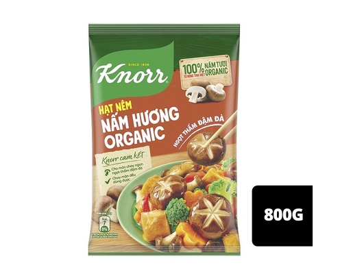 Hạt Nêm Chay Nấm Hương Organic 800g Knorr ảnh 1
