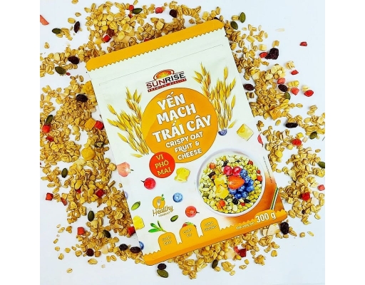Yến Mạch Trái Cây Vị Phô Mai 300g Sunrise ảnh 2
