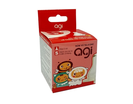 Núm Vú Cổ Hẹp Silicone Size S Agi ảnh 0