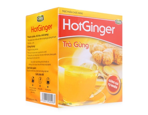 Trà Gừng HotGinger 20 x 10g Cozy ảnh 1
