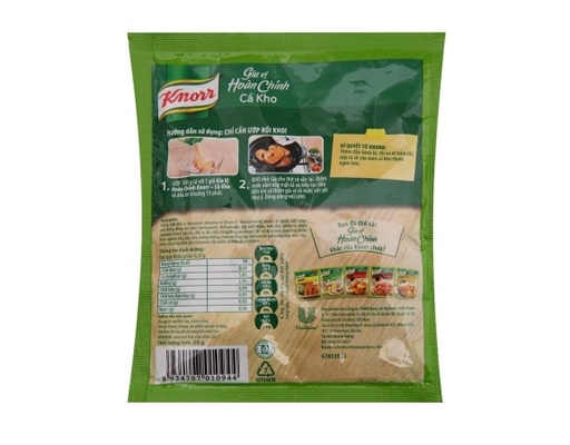 Gia Vị Hoàn Chỉnh Cá Kho 28g Knorr ảnh 1