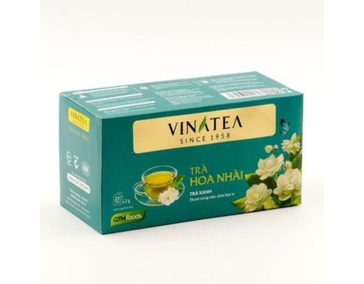 Trà Túi Lọc Hoa Nhài 25 x 2g Vinatea ảnh 3