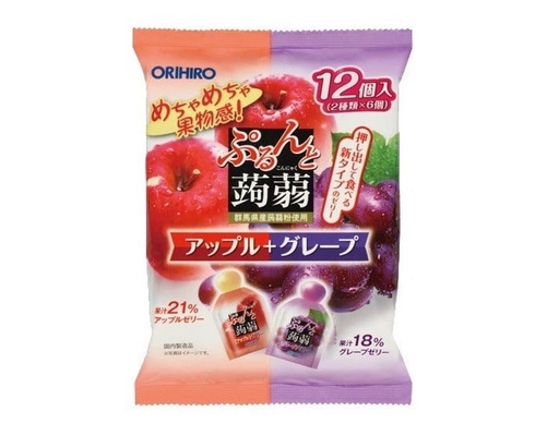 Thạch Vị Táo Và Nho 240g Orihiro ảnh 0