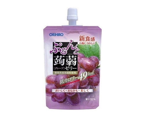 Thạch Vị Nho Dạng Túi Đứng 130g Orihiro ảnh 0