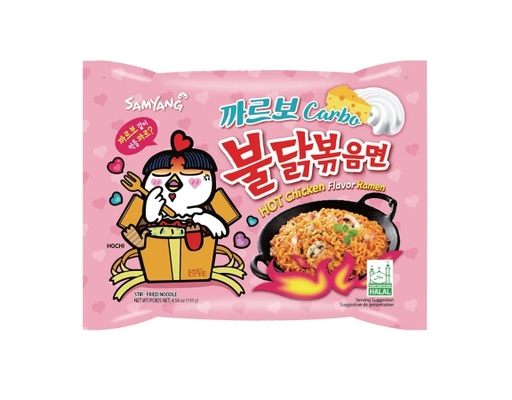 Mì Samyang Khô Gà Cay Vị Phô Mai Carborana Gói 130G Samyang ảnh 1