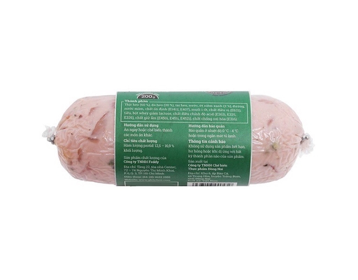 Chả Lụa Bì Ớt Xiêm Xanh 200g Feddy ảnh 2
