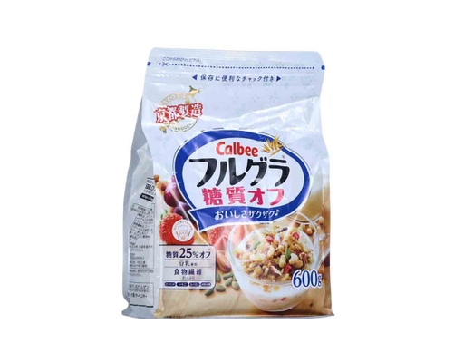 Thực Phẩm Bổ Sung Ngũ Cốc Trái Cây Ít Đường 600g Calbee ảnh 3