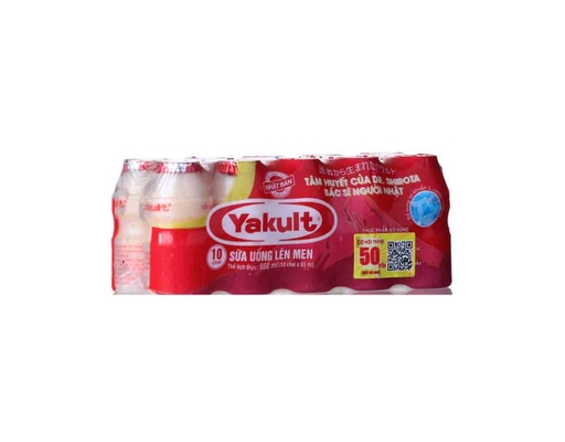 Lốc 10 Chai Sữa Uống Lên Men 10 x 65ml Yakult ảnh 1