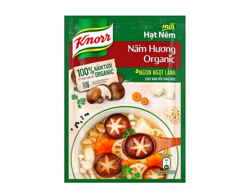 Hạt Nêm Chay Nấm Organic 380g Knorr ảnh 2