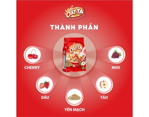 Yến Mạch Trái Cây 800g Oatta ảnh 6