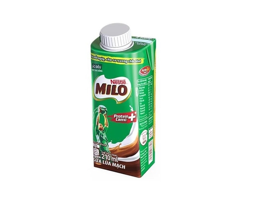Sữa Lúa Mạch Milo Nắp Vặn Hộp 210ml Milo ảnh 3